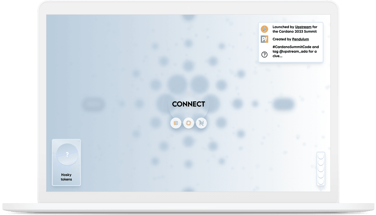 Cardano Summit mini game — wallet connect and token-gated puzzle experience