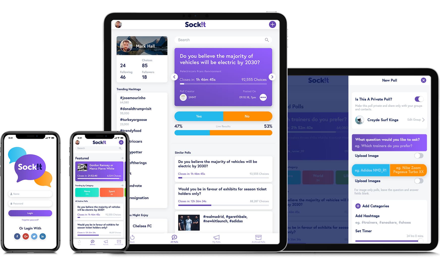 Sock!t — multi-device experience
