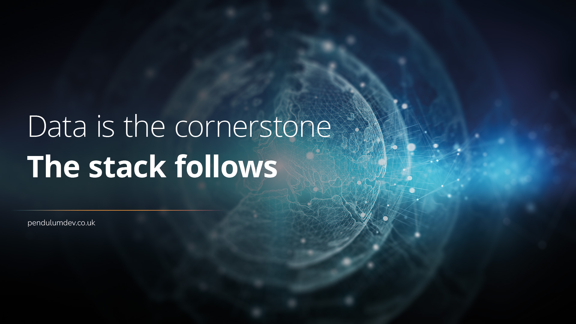 Data is the cornerstone Data is the cornerstone