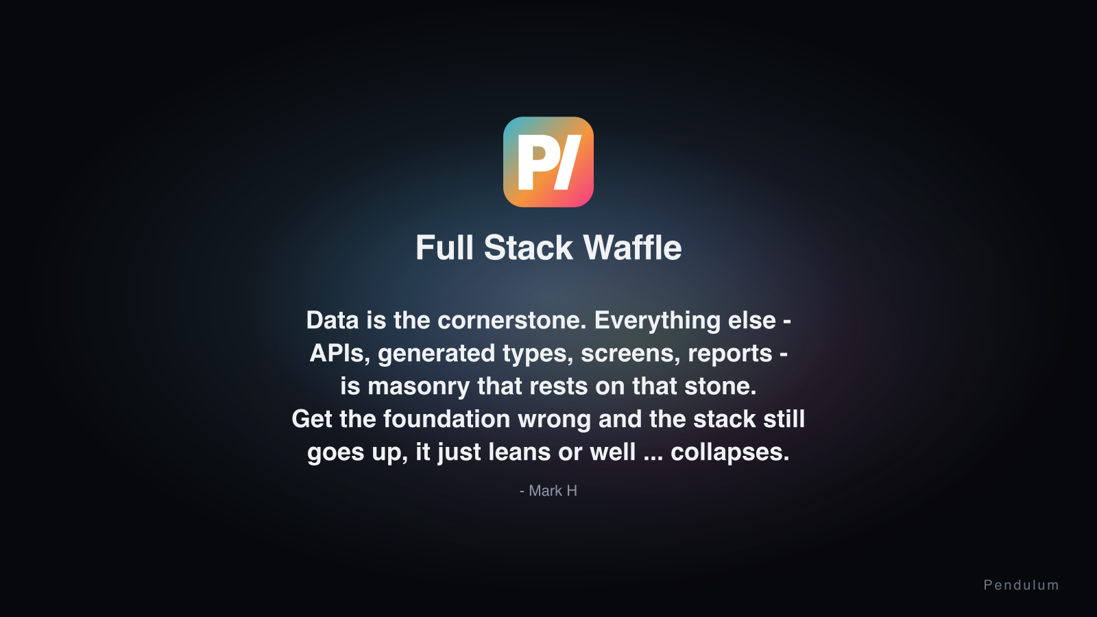 Data is the cornerstone