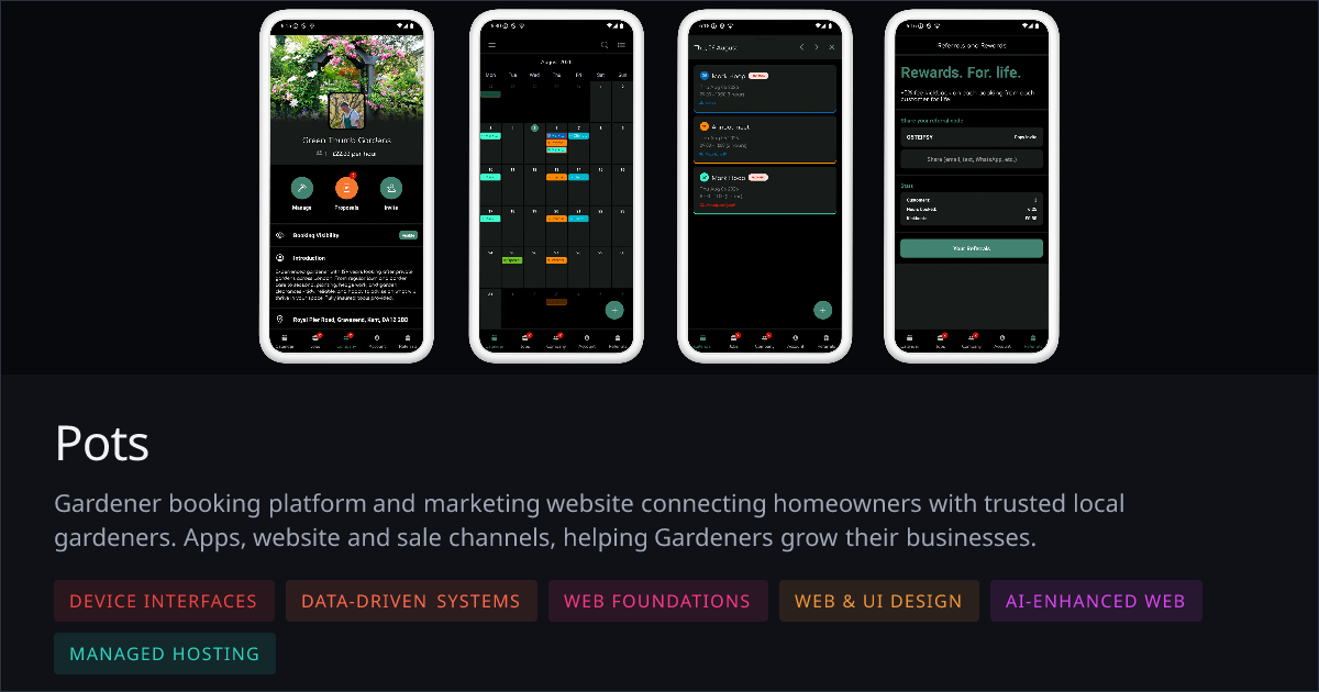 Pots — Data-Driven Systems Case Study | Pendulum